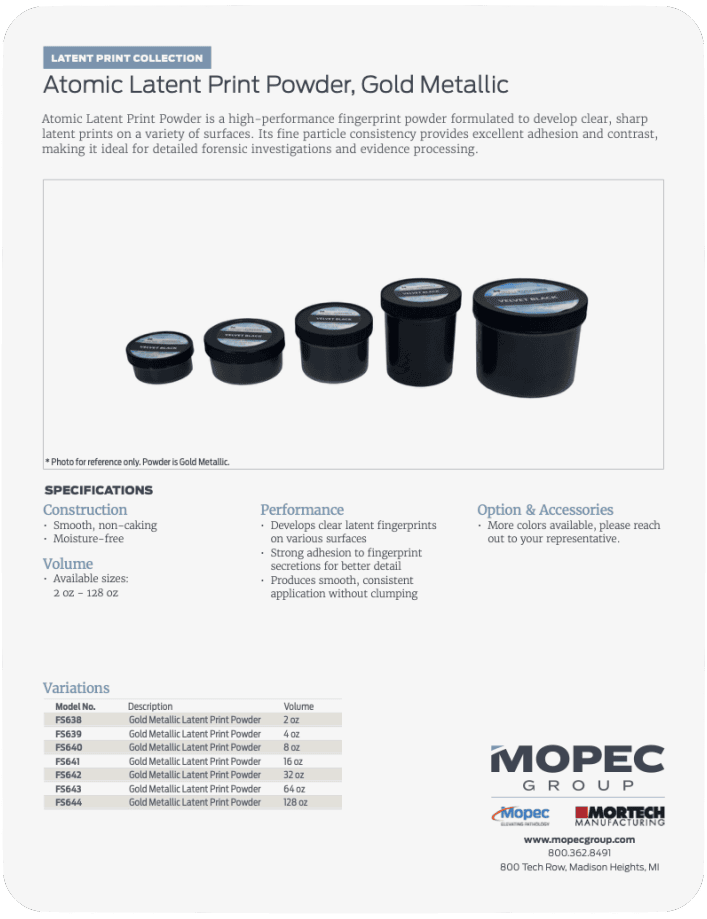 Spec Sheet
