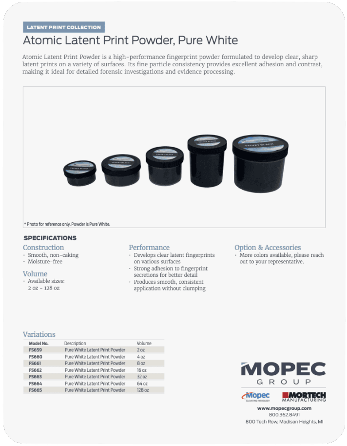 Spec Sheet