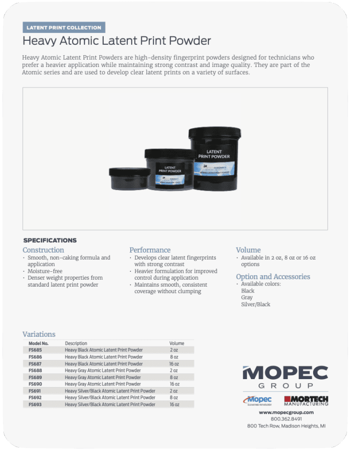 Spec Sheet
