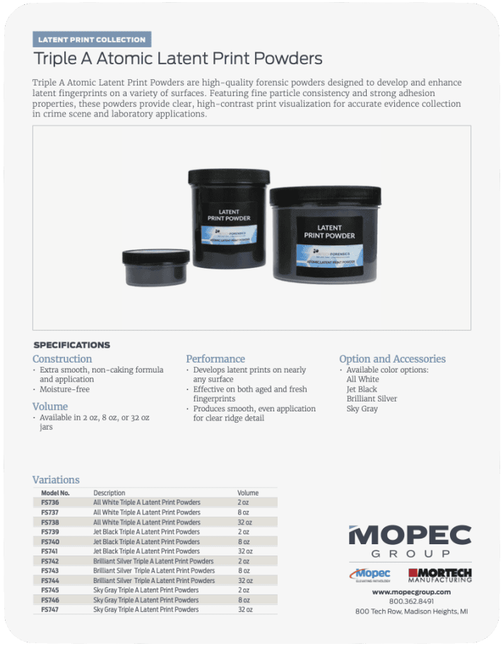 Spec Sheet