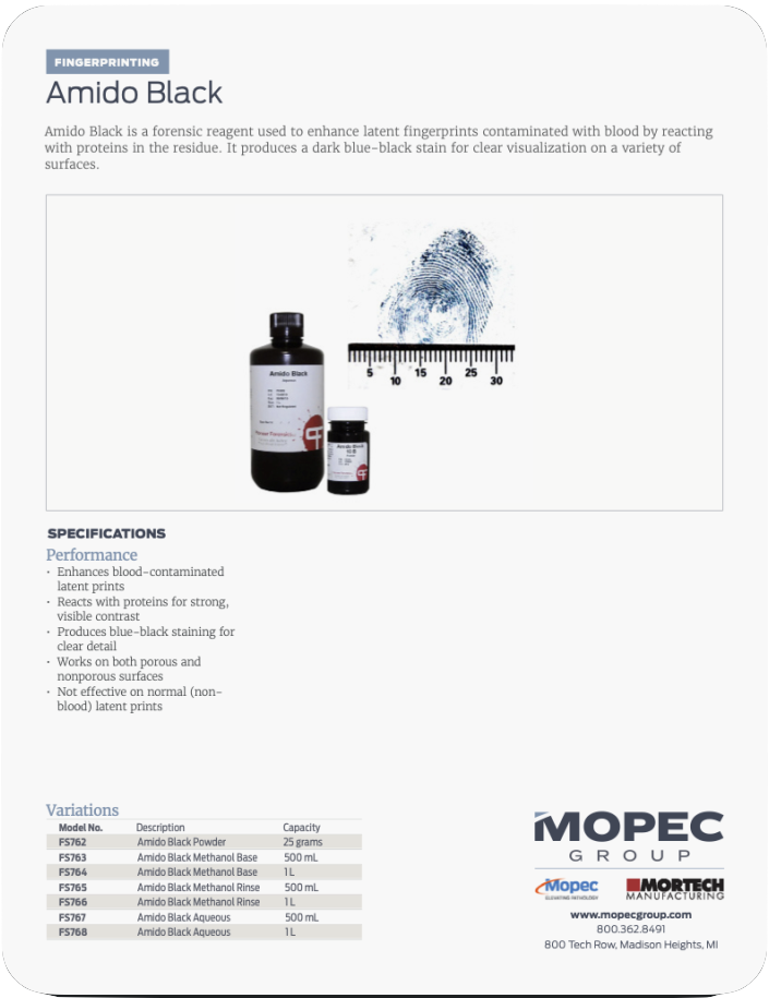 Spec Sheet