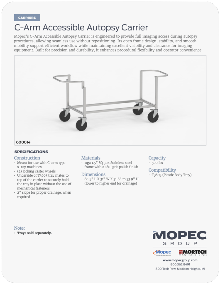 600014 Spec Sheet
