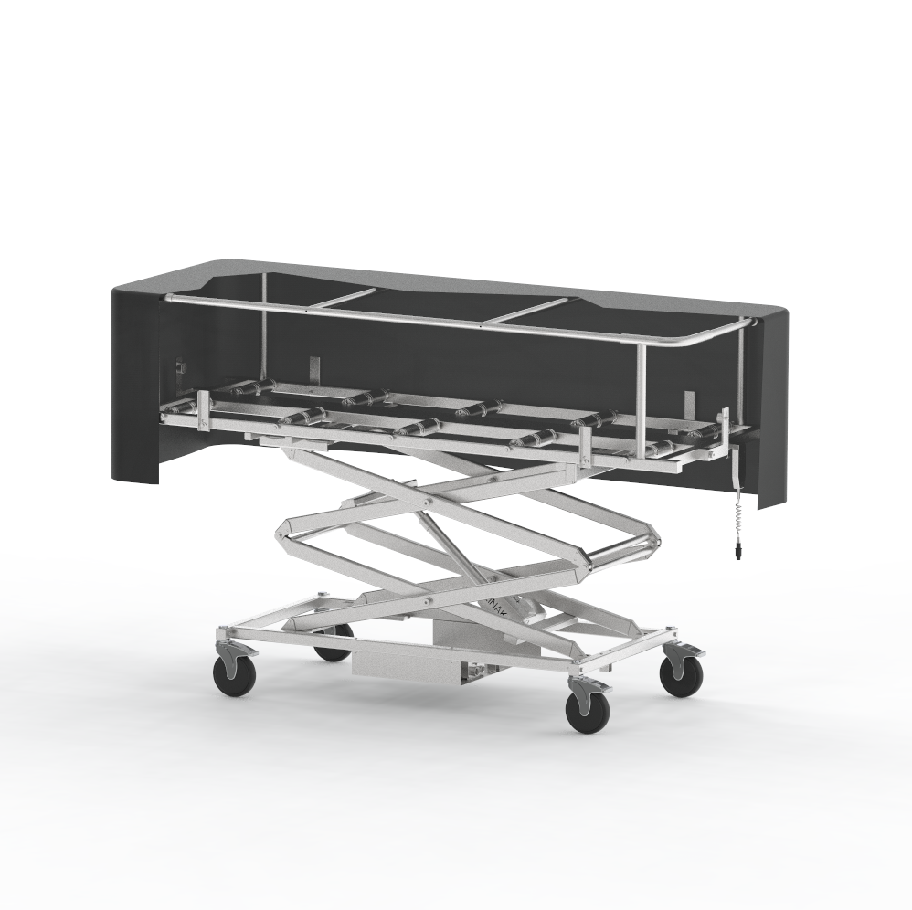 Double Scissor Lift Carrier with End/Side Rollers - (600040-DS-ES Series) - Image 2