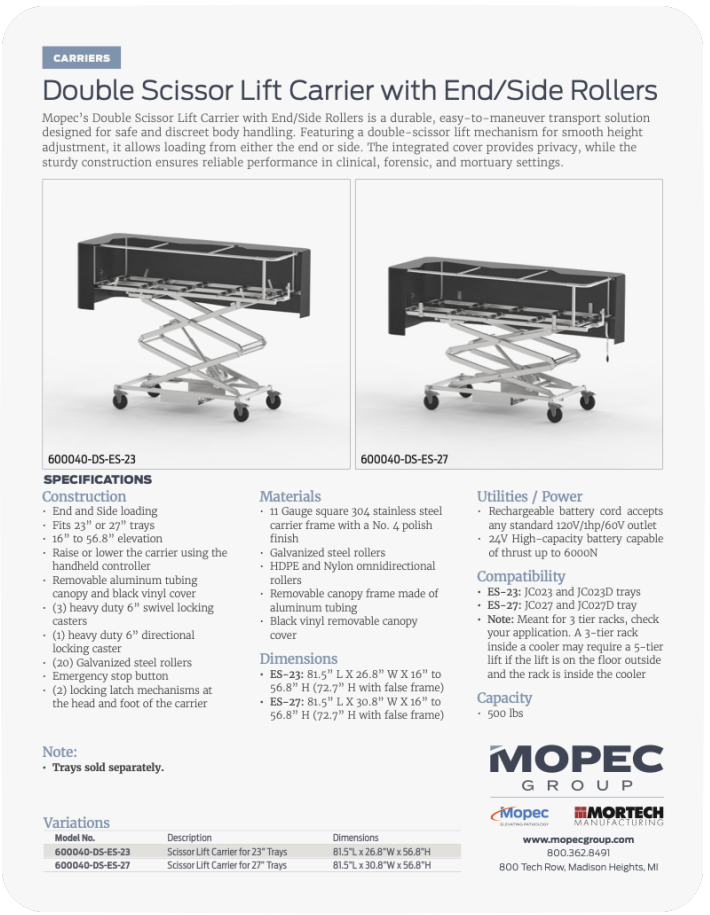 600040-DS Spec Sheet