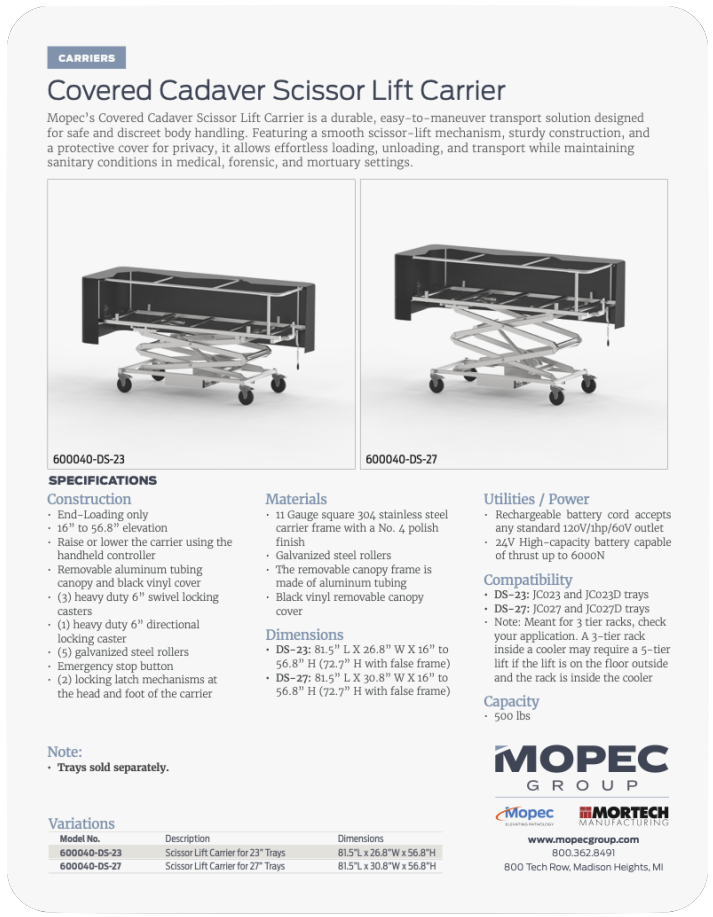 600040-DS-ES Spec Sheet