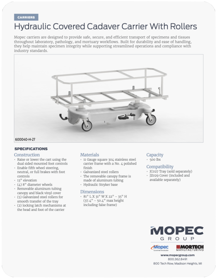 Spec Sheet