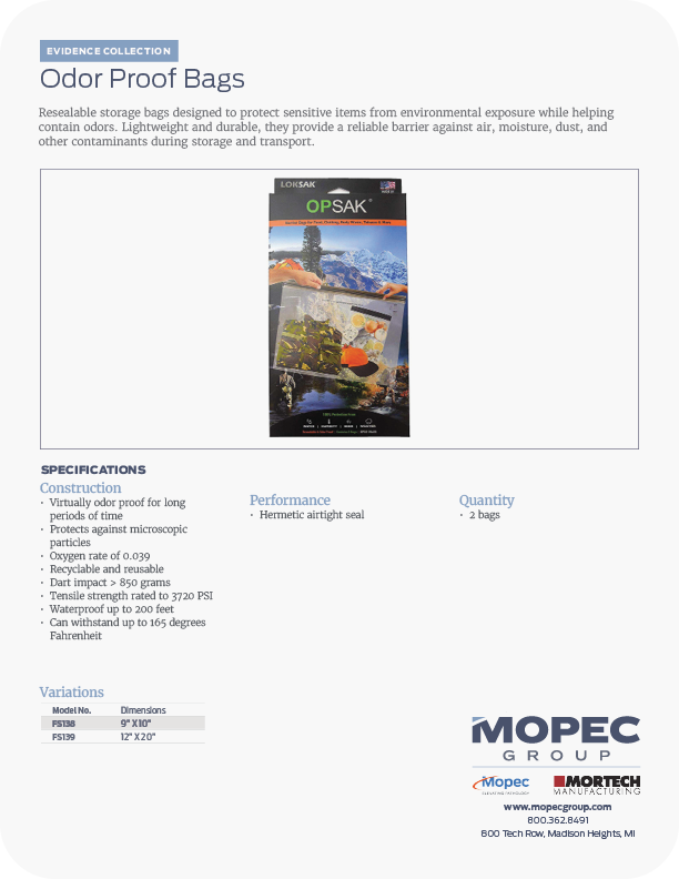 Spec Sheet