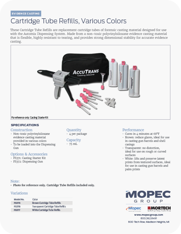 Spec Sheet