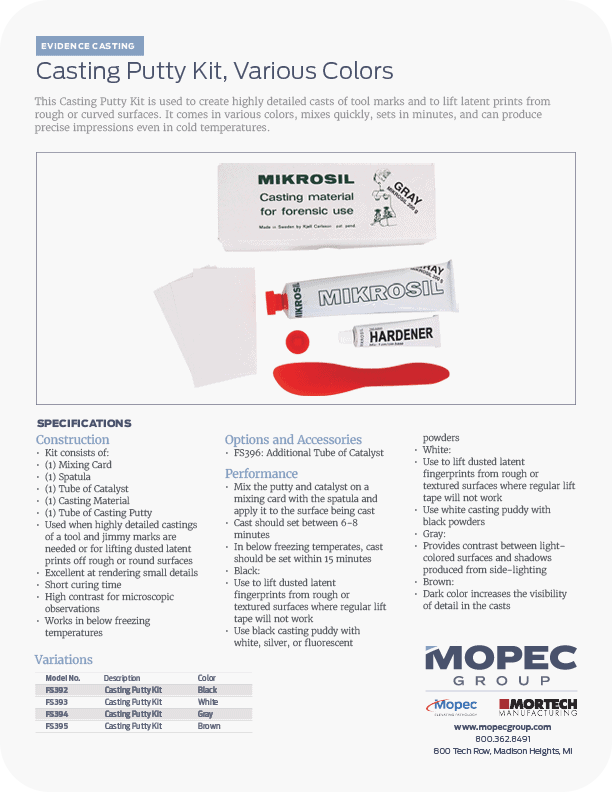 Spec Sheet