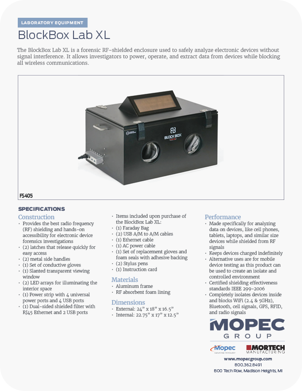 Spec Sheet