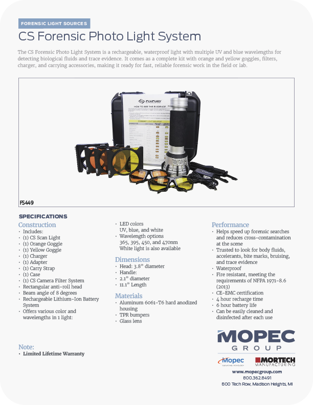 Spec Sheet