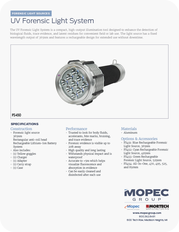 Spec Sheet