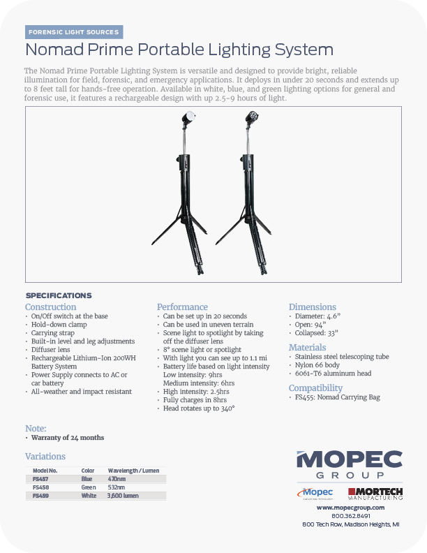 Spec Sheet
