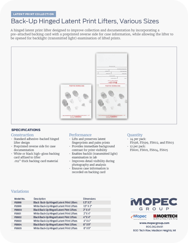 Spec Sheet