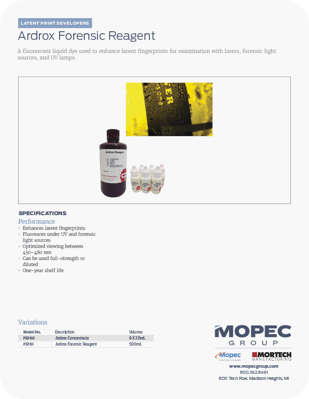Spec Sheet