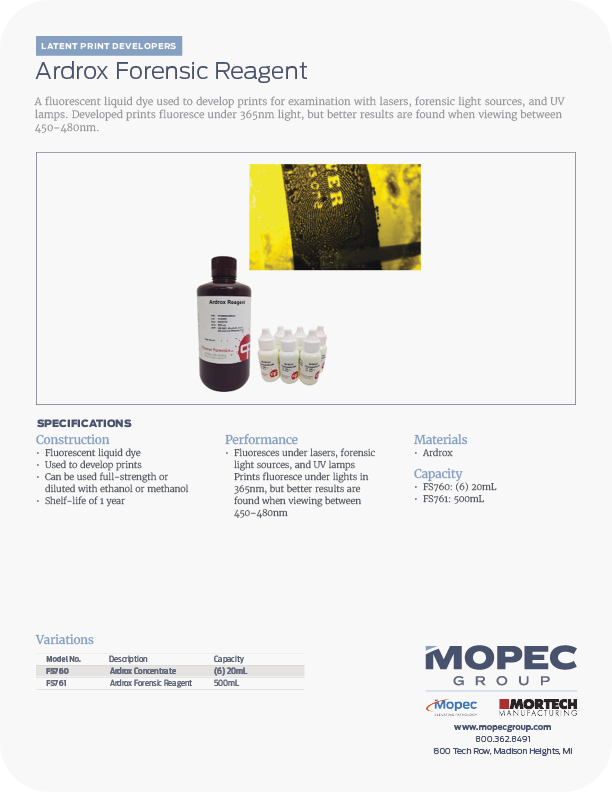 Spec Sheet