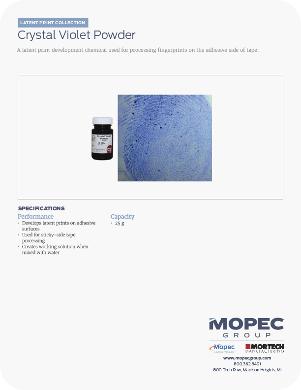 Spec Sheet