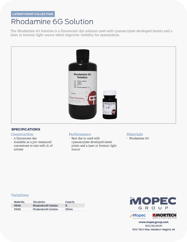 Spec Sheet