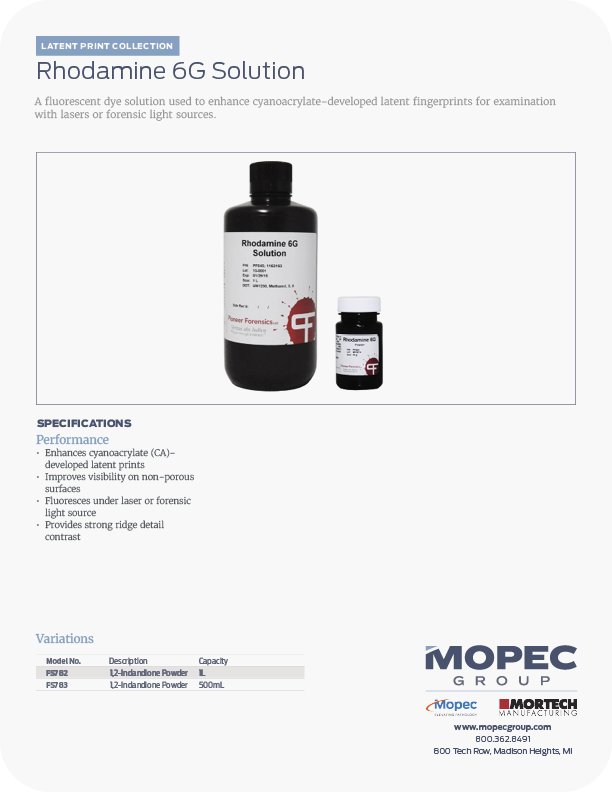 Spec Sheet