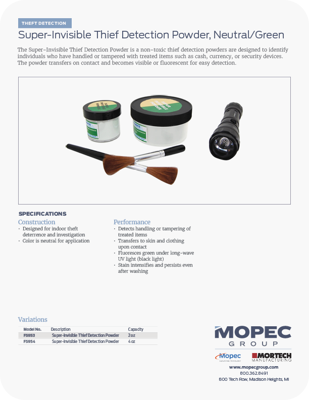 Spec Sheet