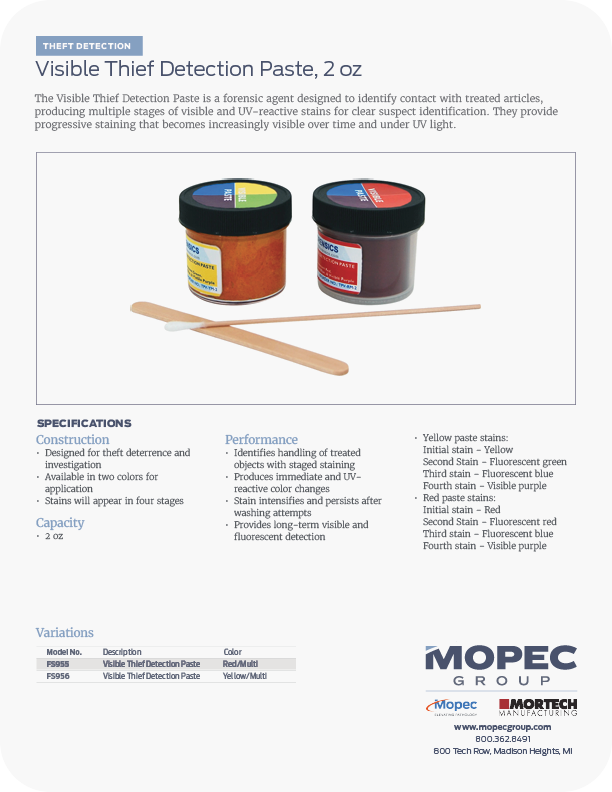 Spec Sheet