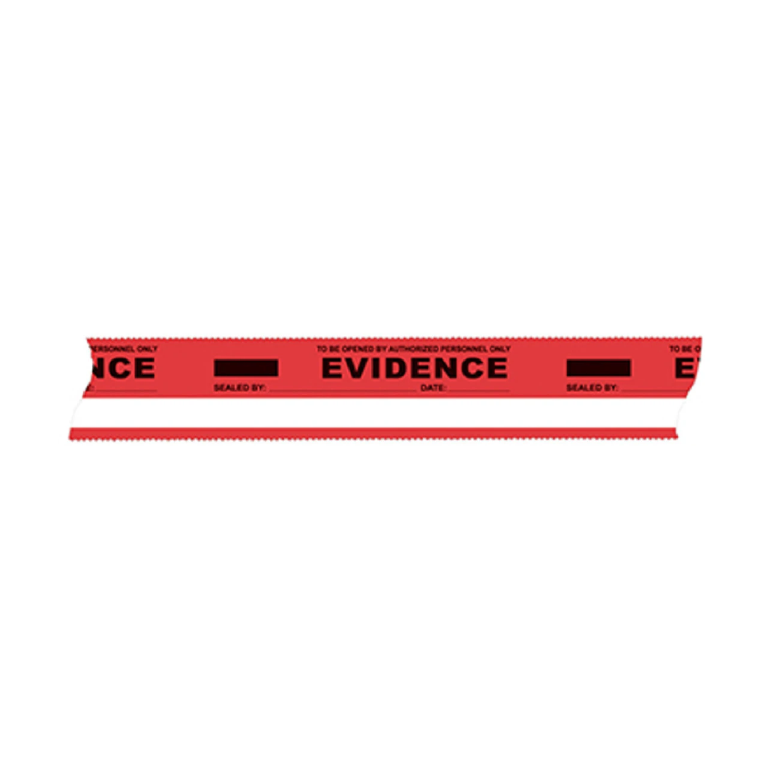 Write-On Evidence Tape With Split Backing