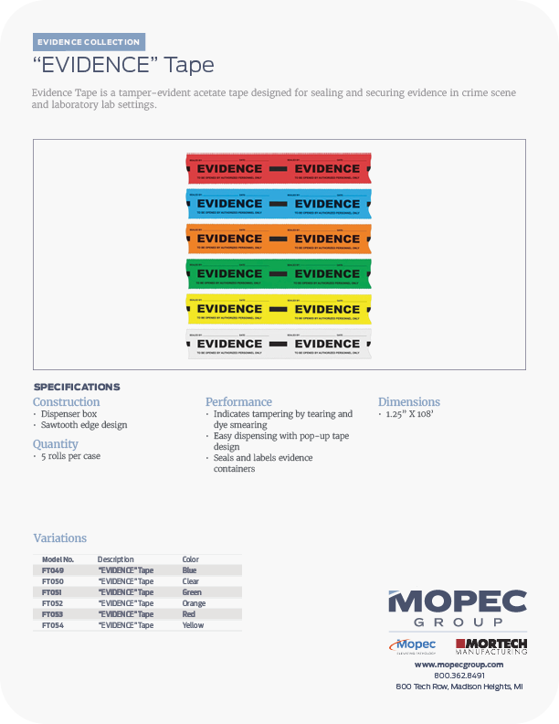 Spec Sheet
