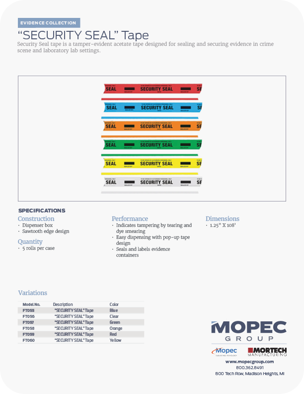 Spec Sheet