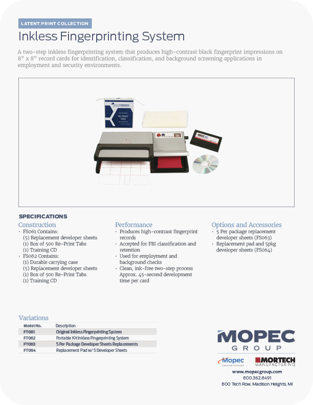 Spec Sheet