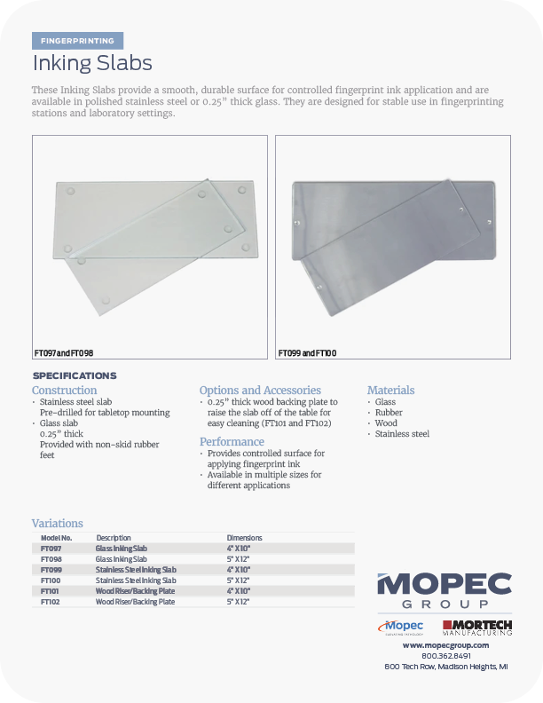 Spec Sheet