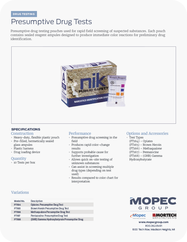 Spec Sheet