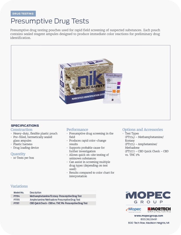 Spec Sheet