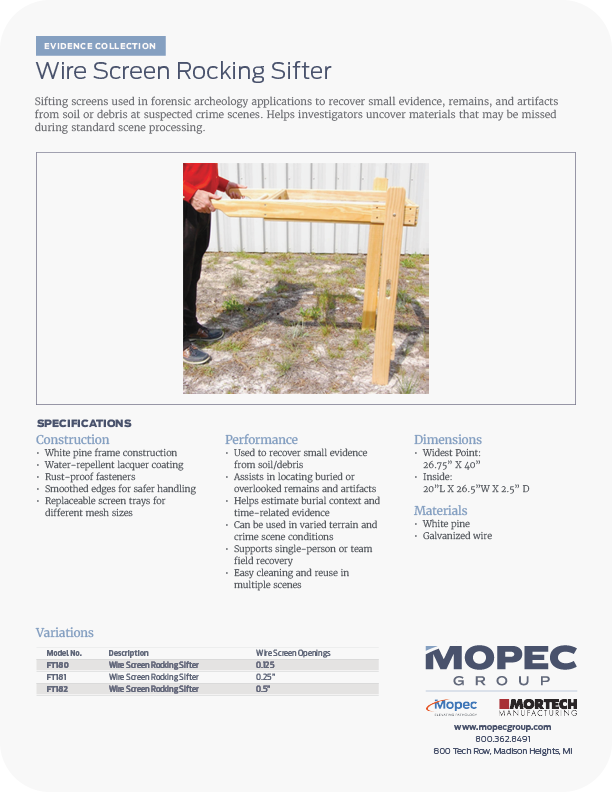 Spec Sheet