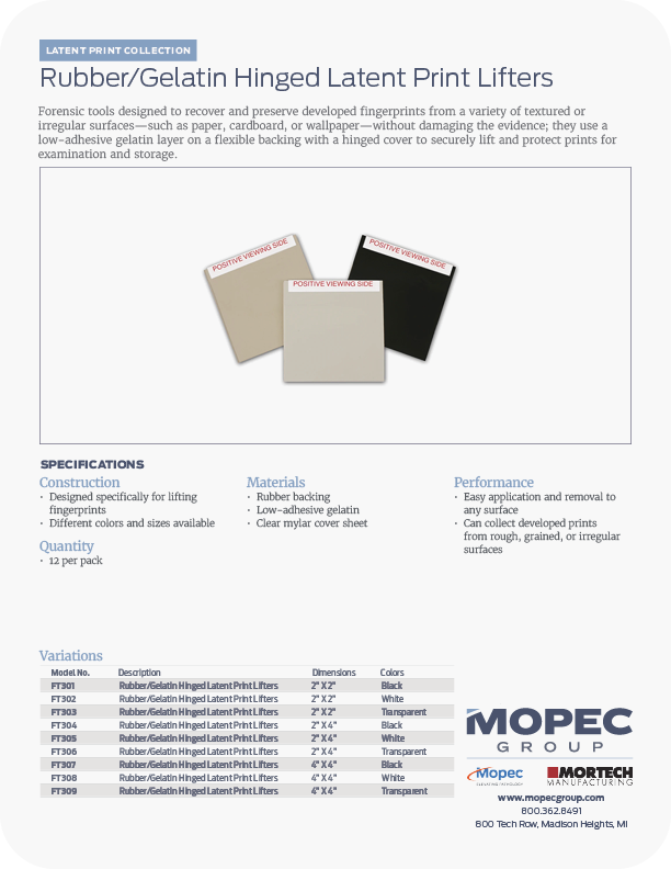 Spec Sheet