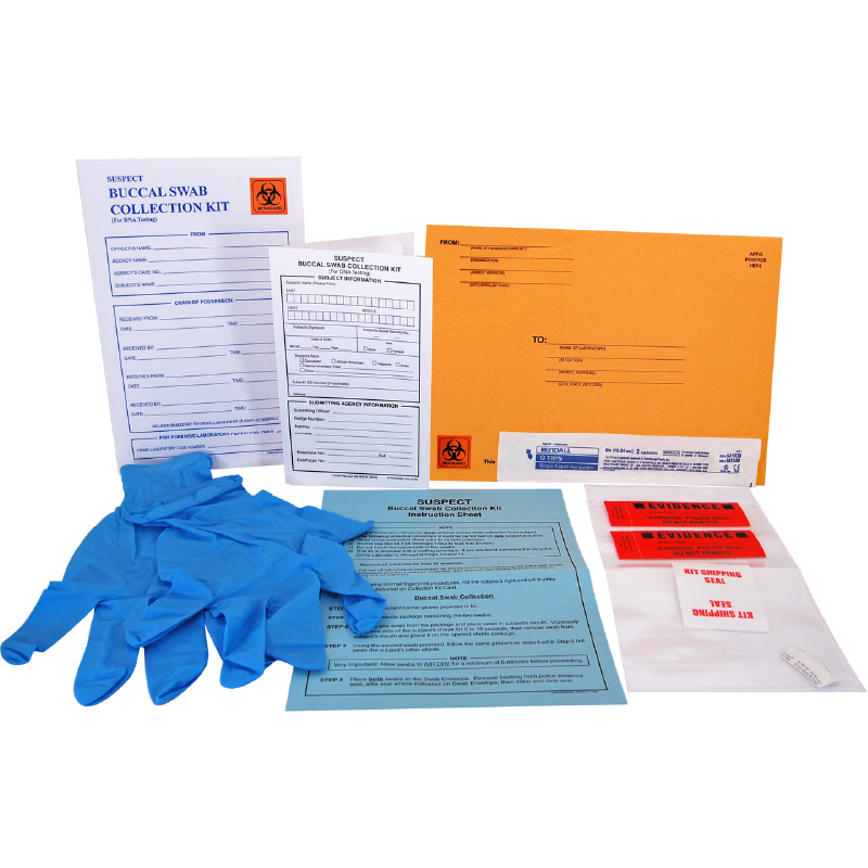Suspect DNA Buccal Swab Collection Kit