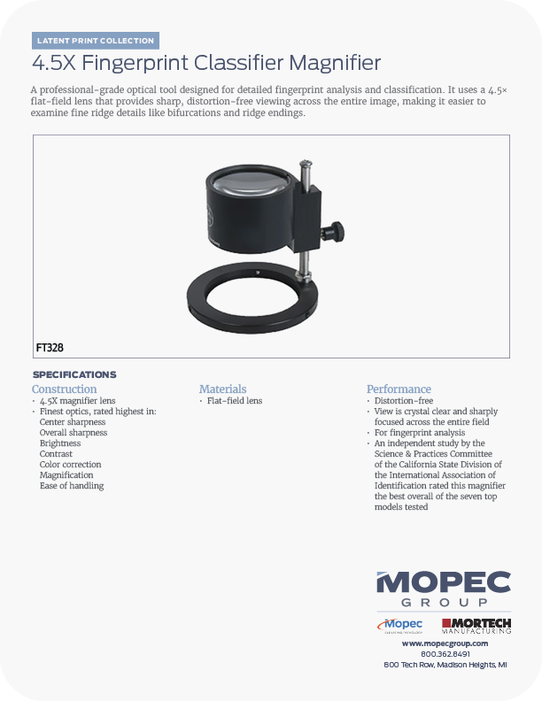 Spec Sheet