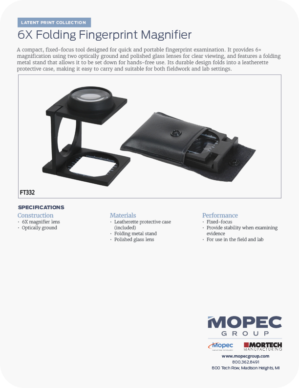 Spec Sheet