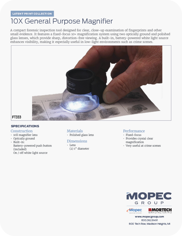 Spec Sheet