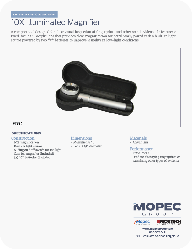 Spec Sheet
