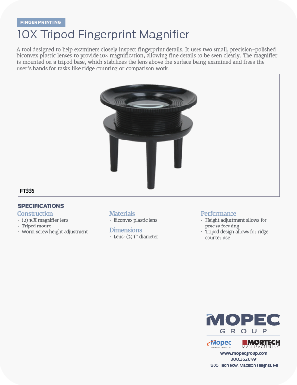 Spec Sheet