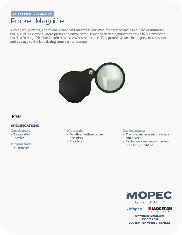 Spec Sheet