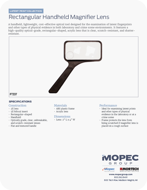 Spec Sheet