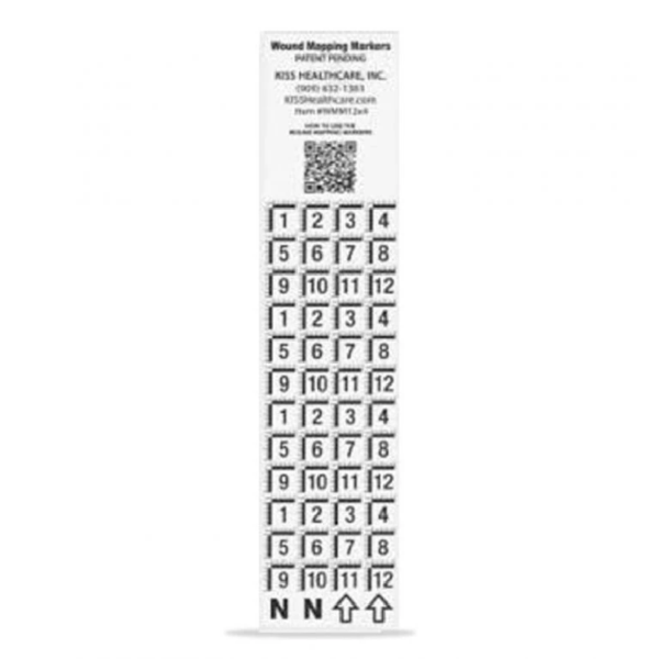 Number Wound Mapping Marker, Various Ranges