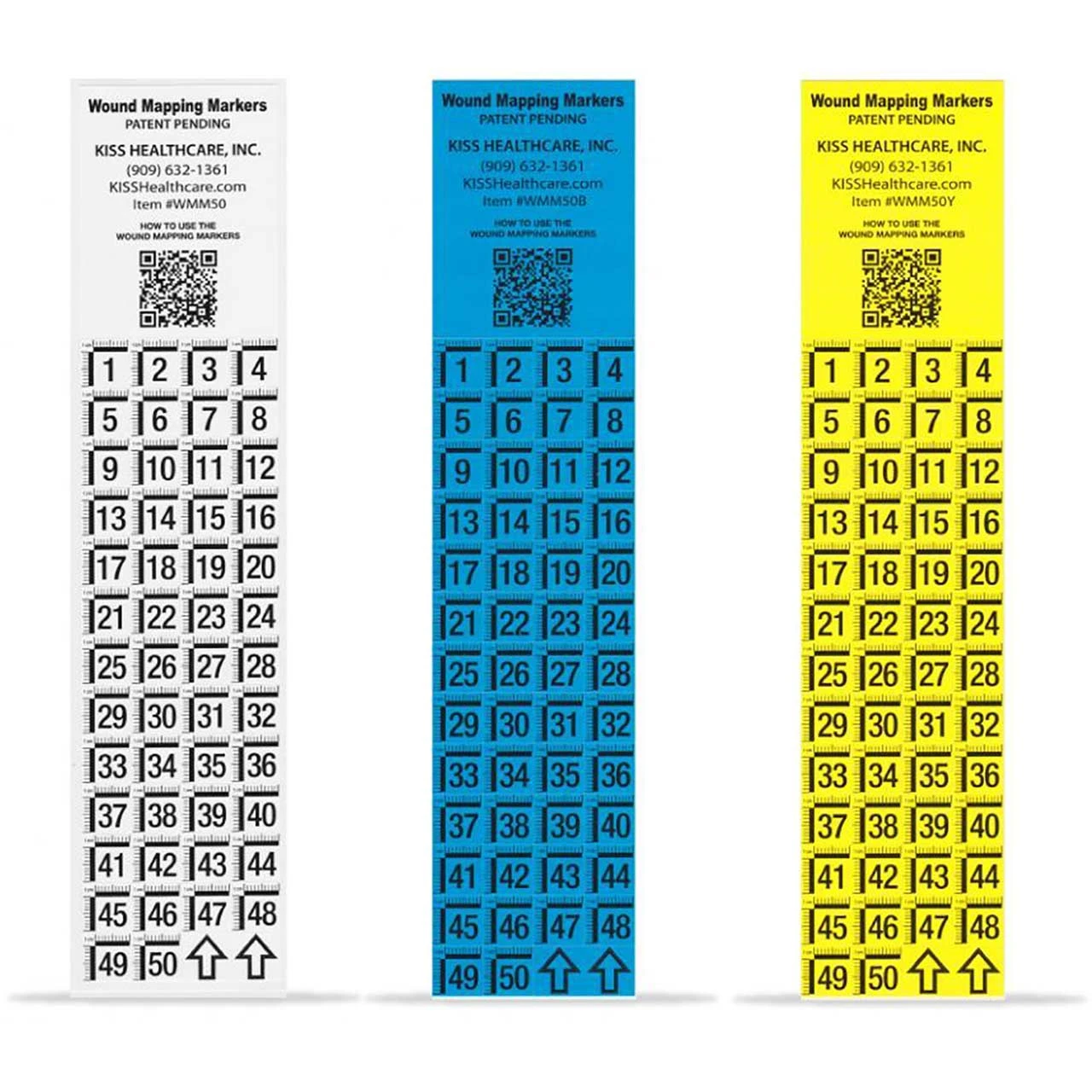 Number Wound Mapping Marker, Various Colors