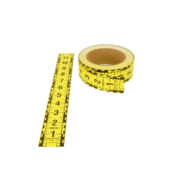 Yellow Adhesive-Backed Photo Scale Tape