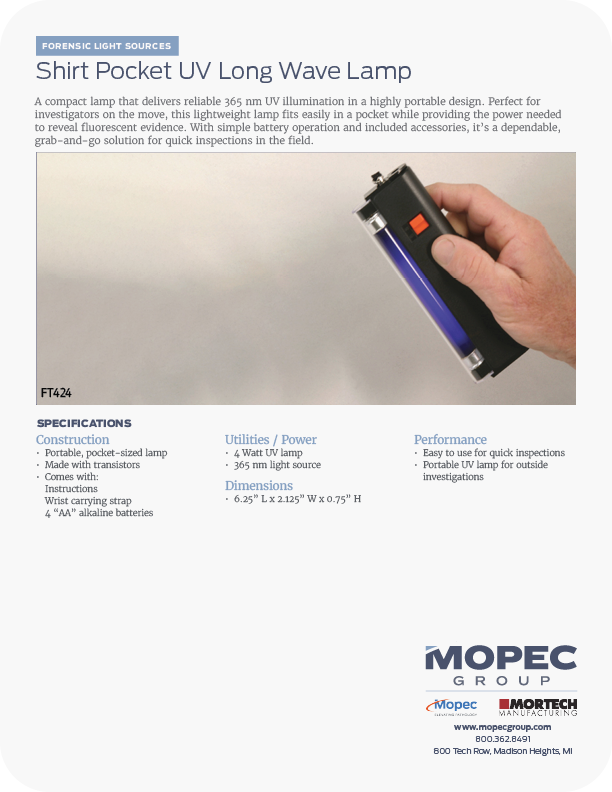 Spec Sheet