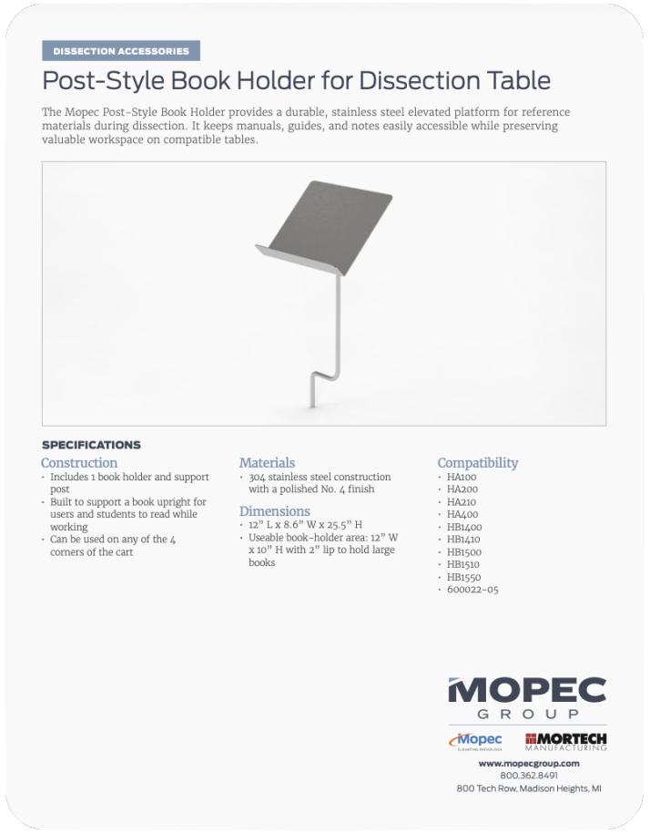 HO006 Spec Sheet