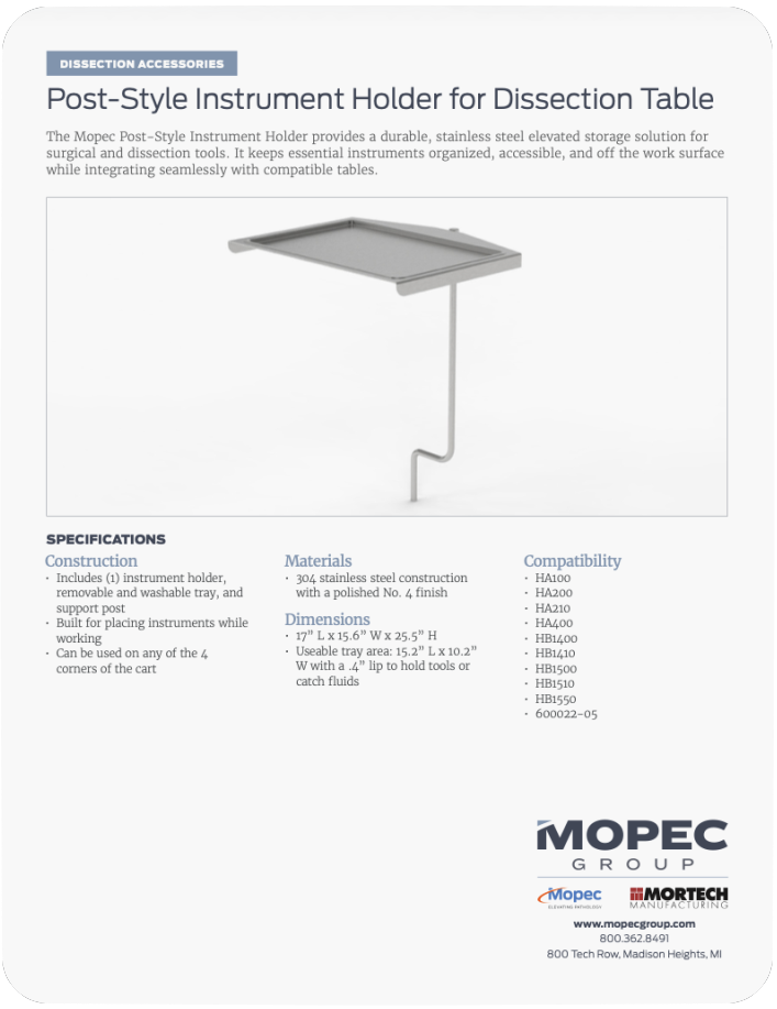 HO030 Spec Sheet