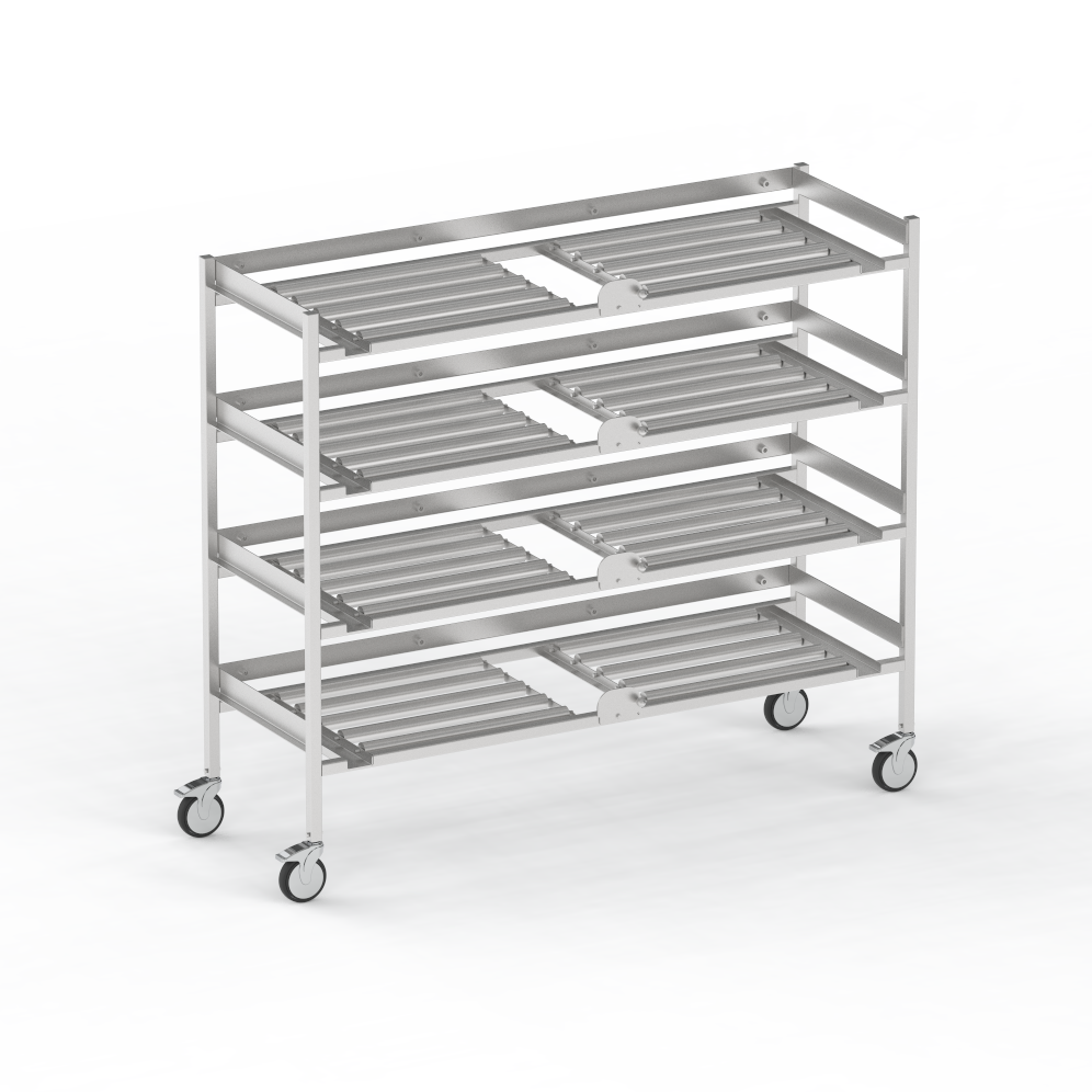27” Portable Side-Loading Cadaver Rack - IW Series - Image 2