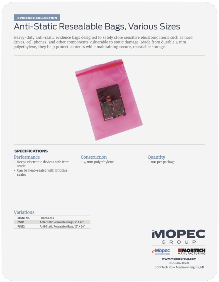 Spec Sheet